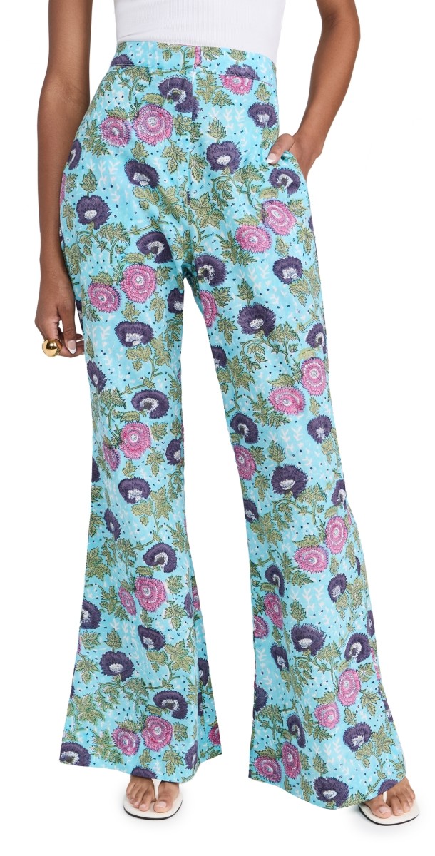 Charina Sarte Strawflower Pants Blue