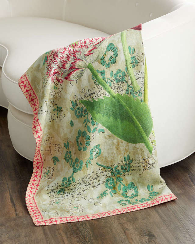 Poppy Stud Throw Blanket