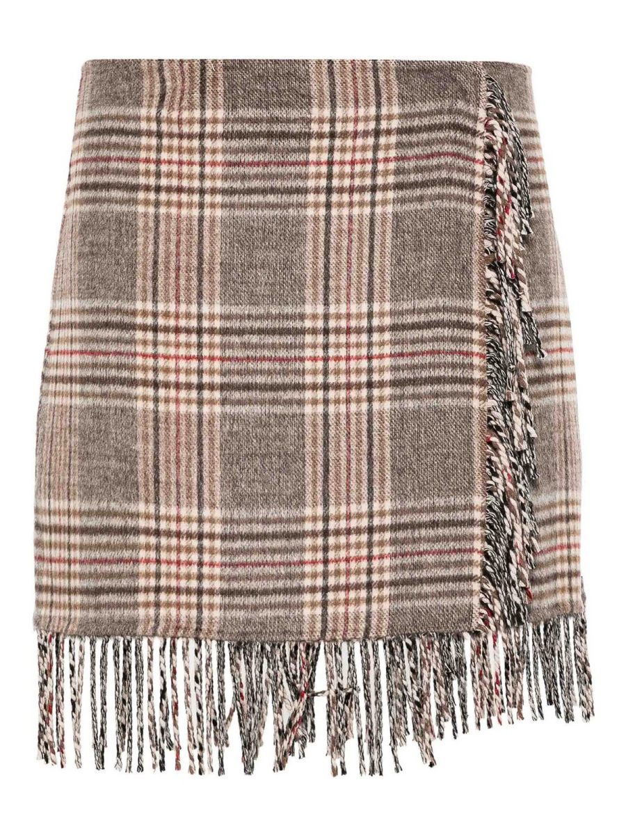 P. A.R. O.S. H. Jupe Midi - Marron