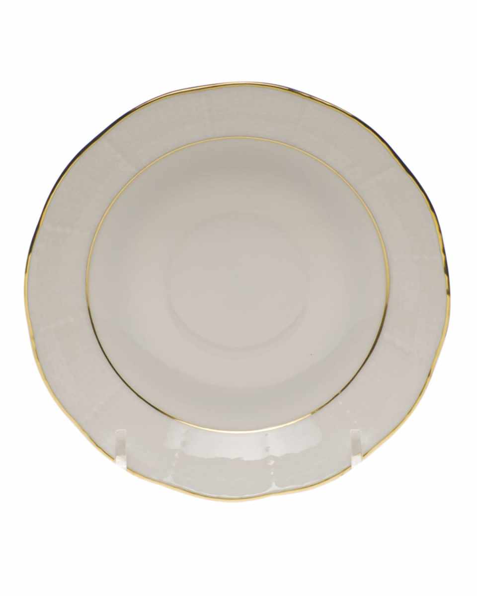 Golden Edge After Dinner Saucer