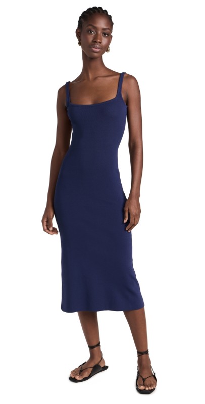 STAUD Paityn Dress Navy