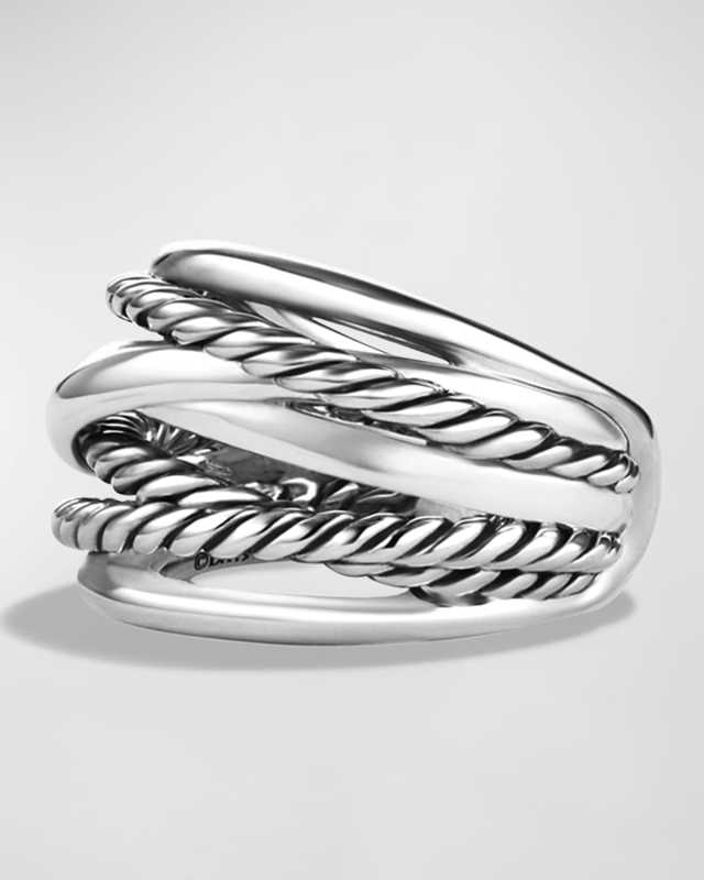 Crossover Wide Ring