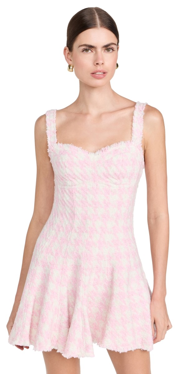 LoveShackFancy Josalie Dress Rose Quartz