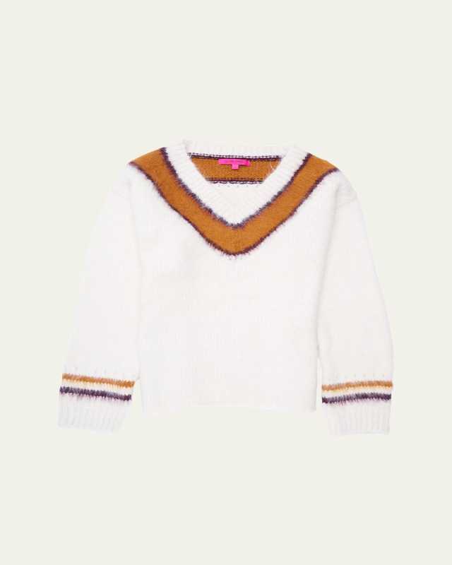 Big Varsity Stripe Alpaca Sweater