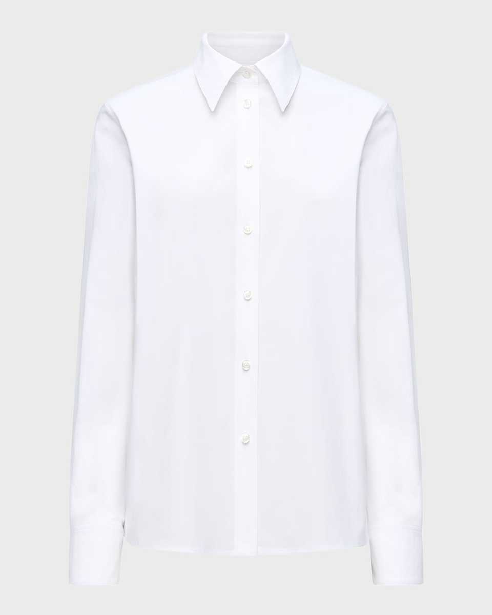 Brooks Button-Down Stretch Cotton Shirt