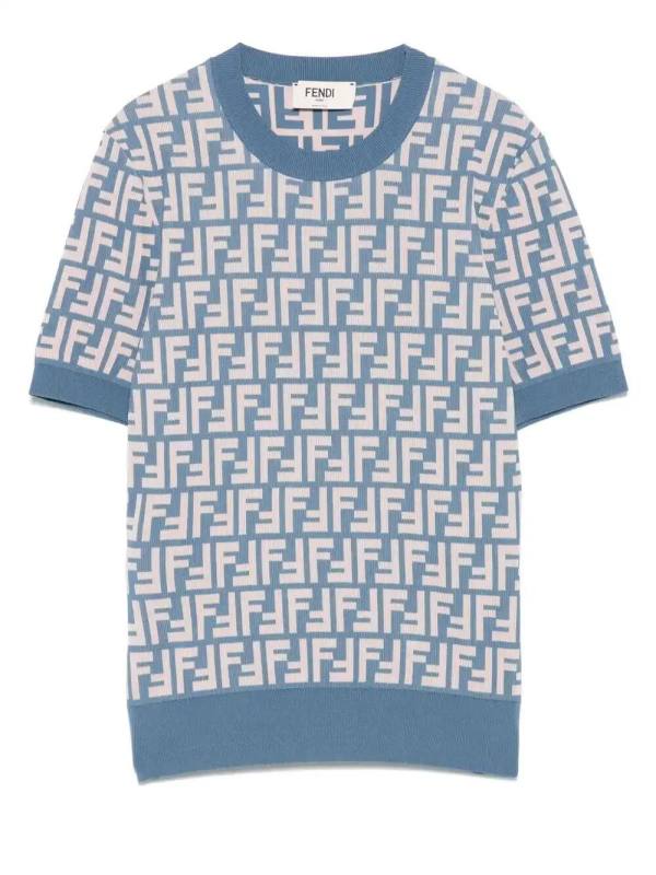 FF-jacquard T-shirt