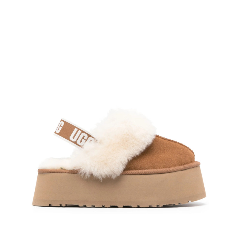 Ugg Funkette 60mm Suede Slingback Slippers