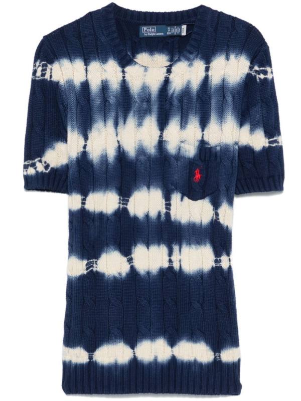 cable-knit T-shirt