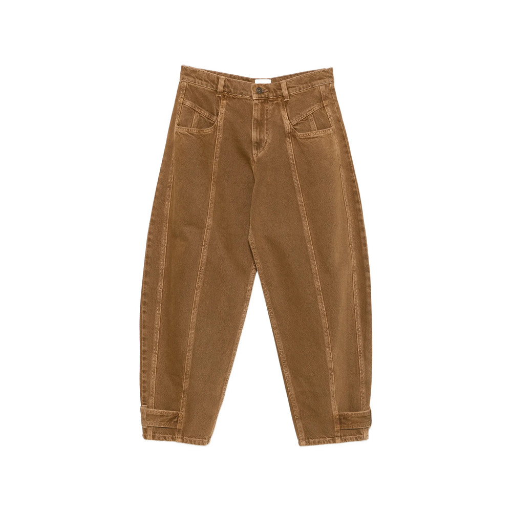 Isabel Marant Leja Seam-detail Tapered Jeans