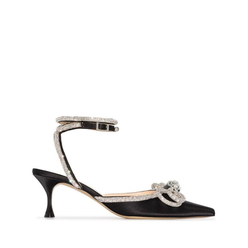 Mach & Mach 65mm Crystal-embellished Pumps