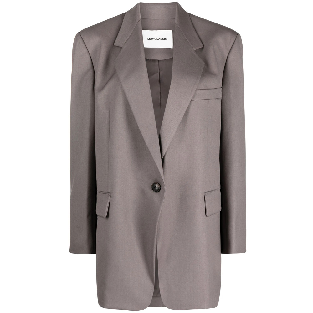 Low Classic Notched-lapel Single-breasted Jacket