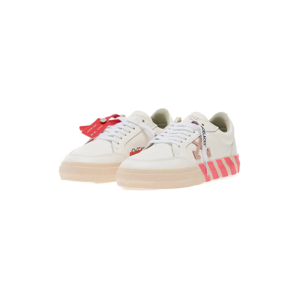 Off-white Vulcanized Leather Sneakers