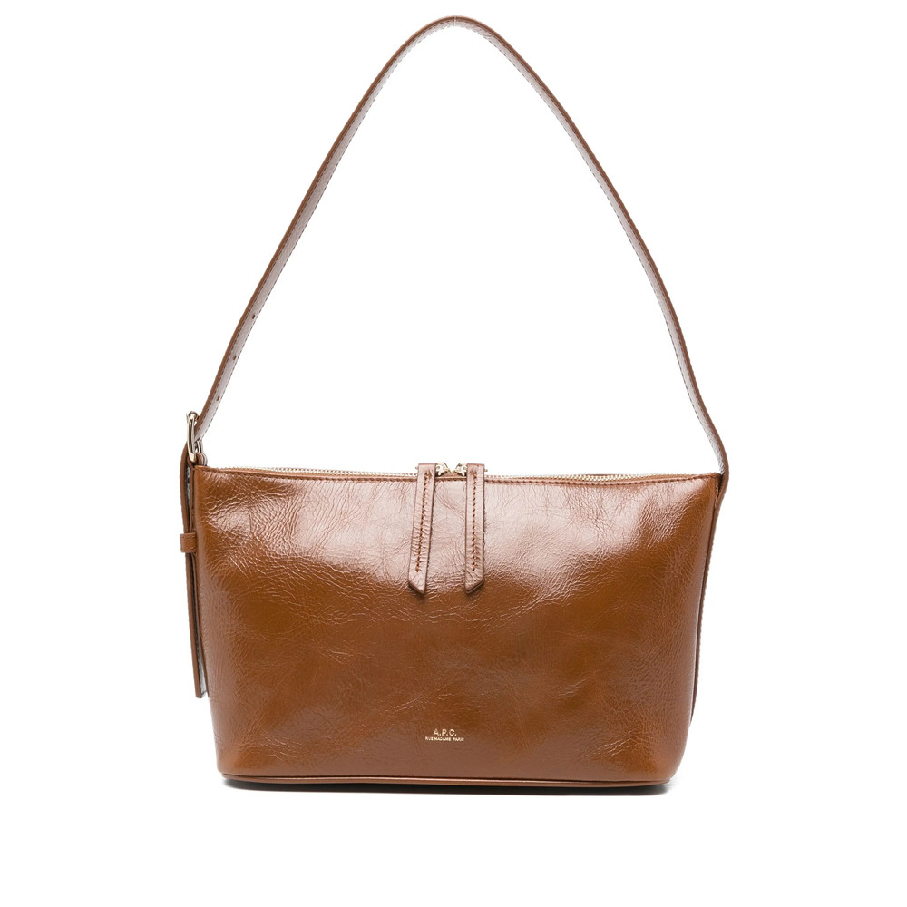 A. p.c. Leather Buckle-detail Tote Bag