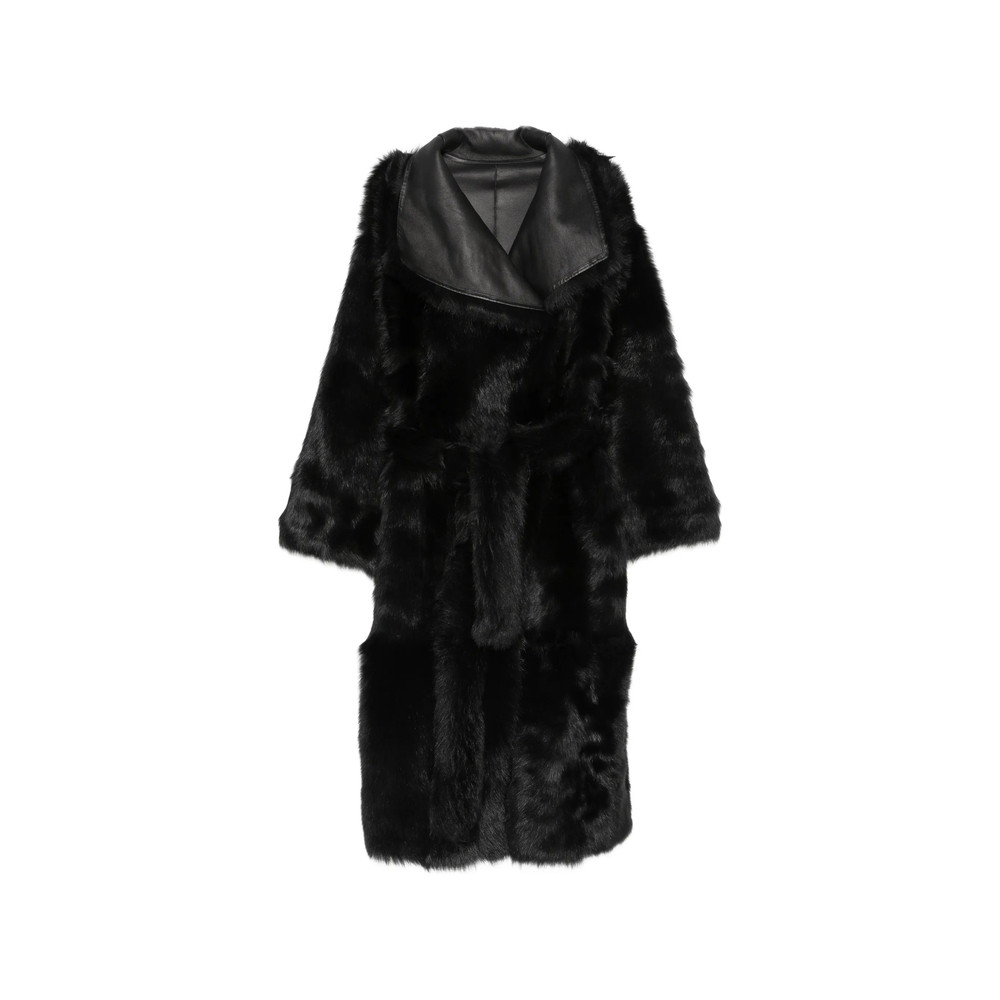 Yves Salomon Shearling-trimmed Fur Jacket