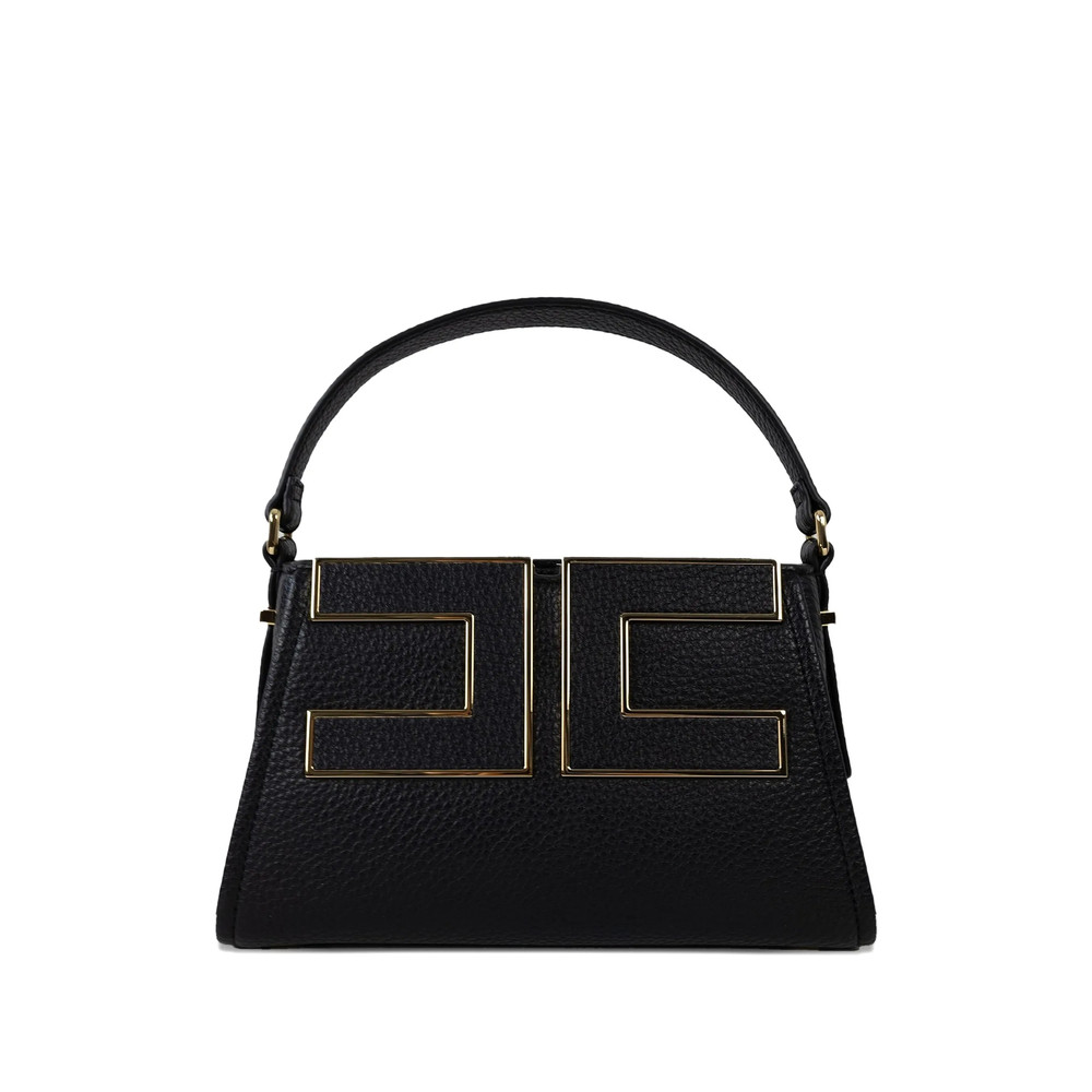 Elisabetta Franchi Logo-plaque Leather Tote Bag