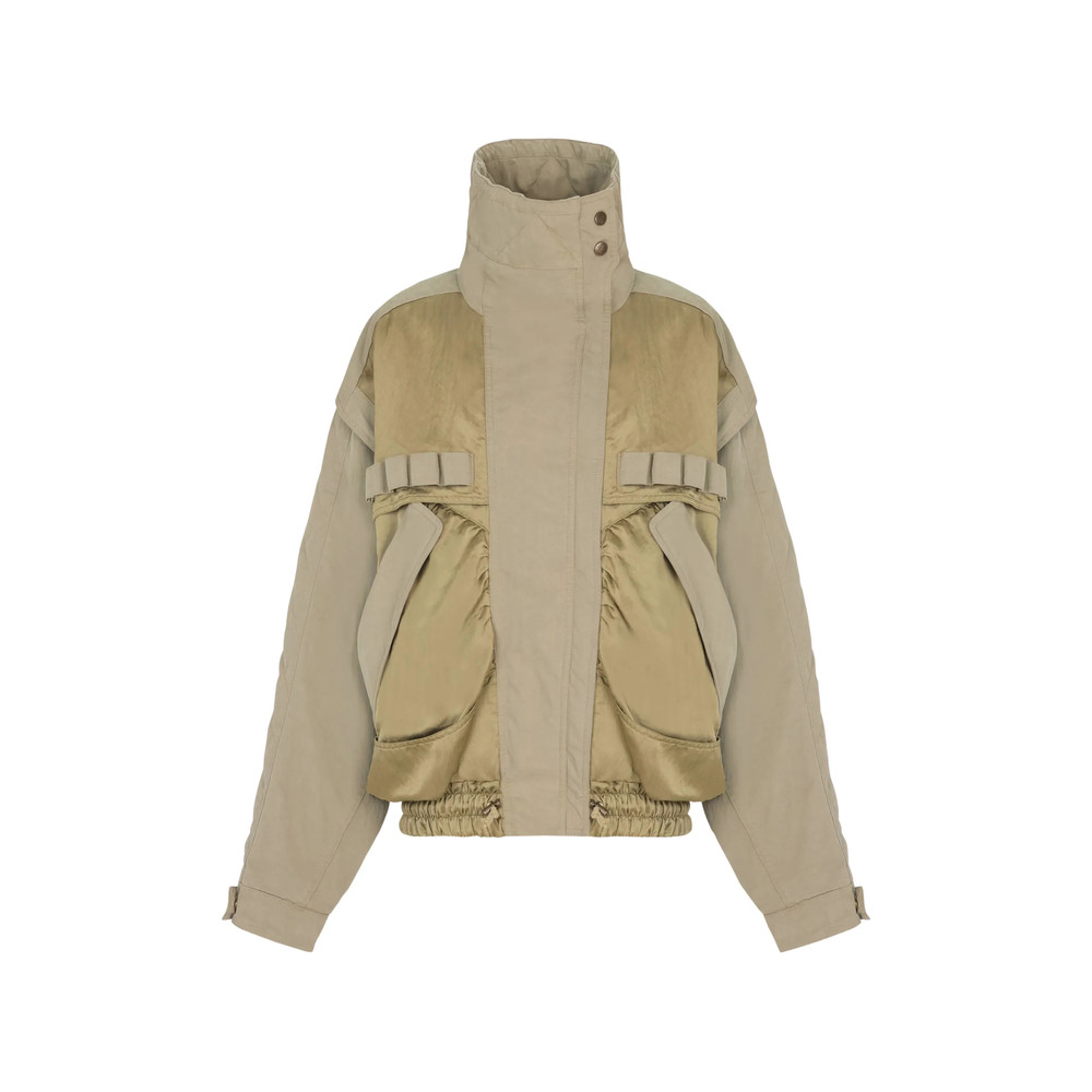Balmain Twill Cotton Bomber Jacket