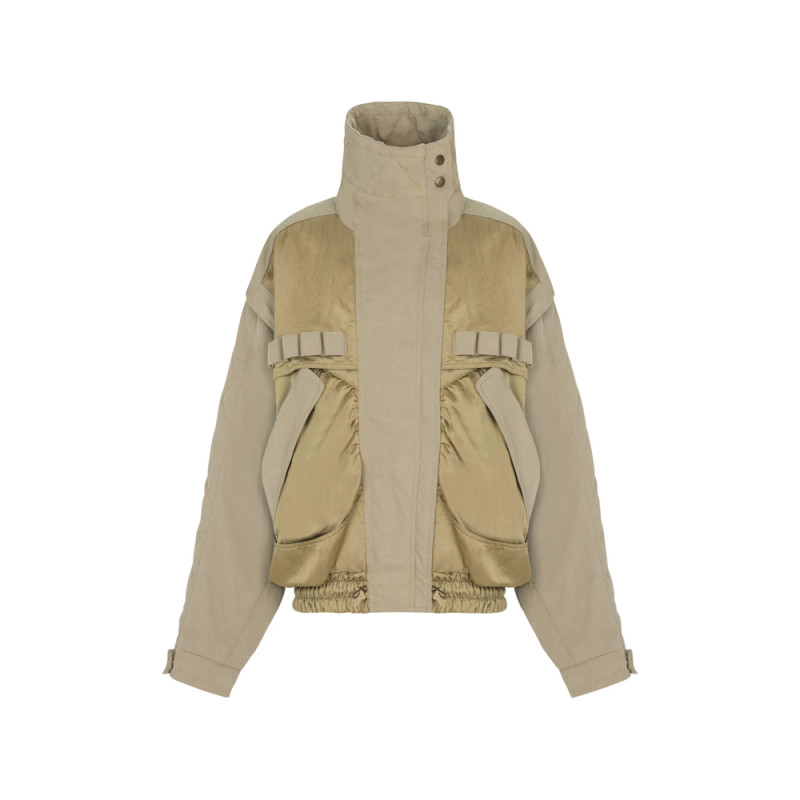 Balmain Twill Cotton Bomber Jacket