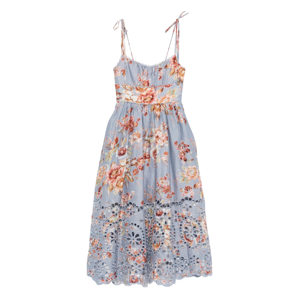 Zimmermann Awaken Picnic Floral-print Midi Dress