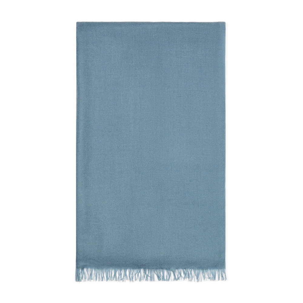 Brunello Cucinelli Translucent Fringe-edge Scarf