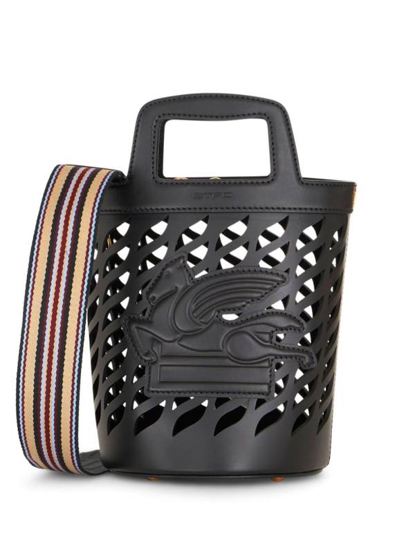 Coffa leather bucket bag