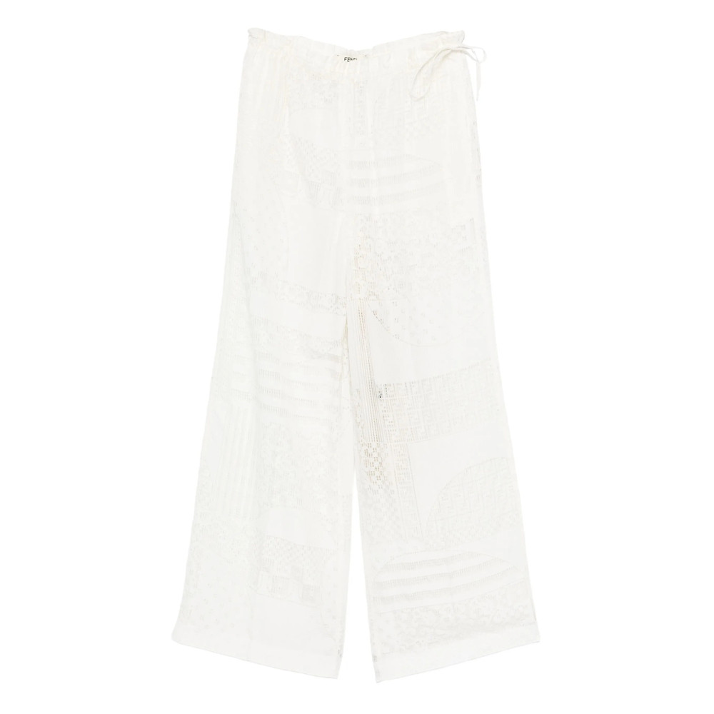 Fendi Lace-panel Trousers