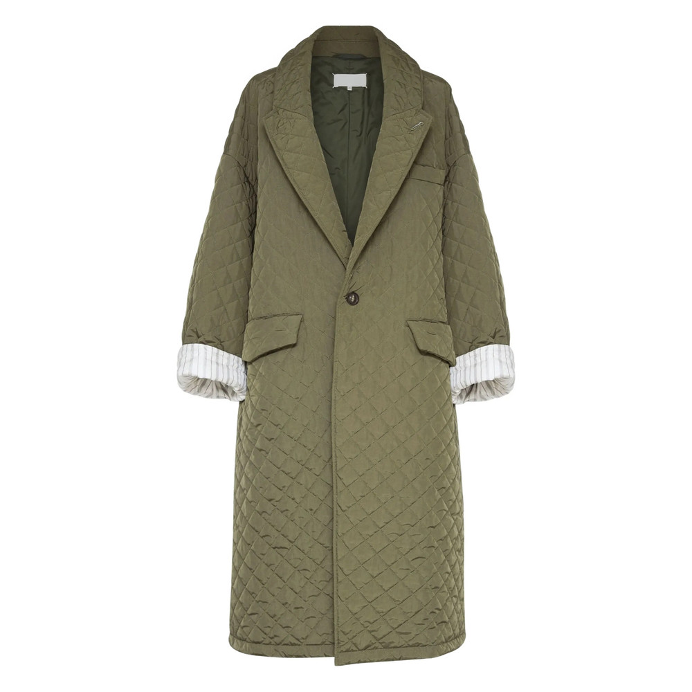 Maison Margiela Quilted Single-breasted Coat