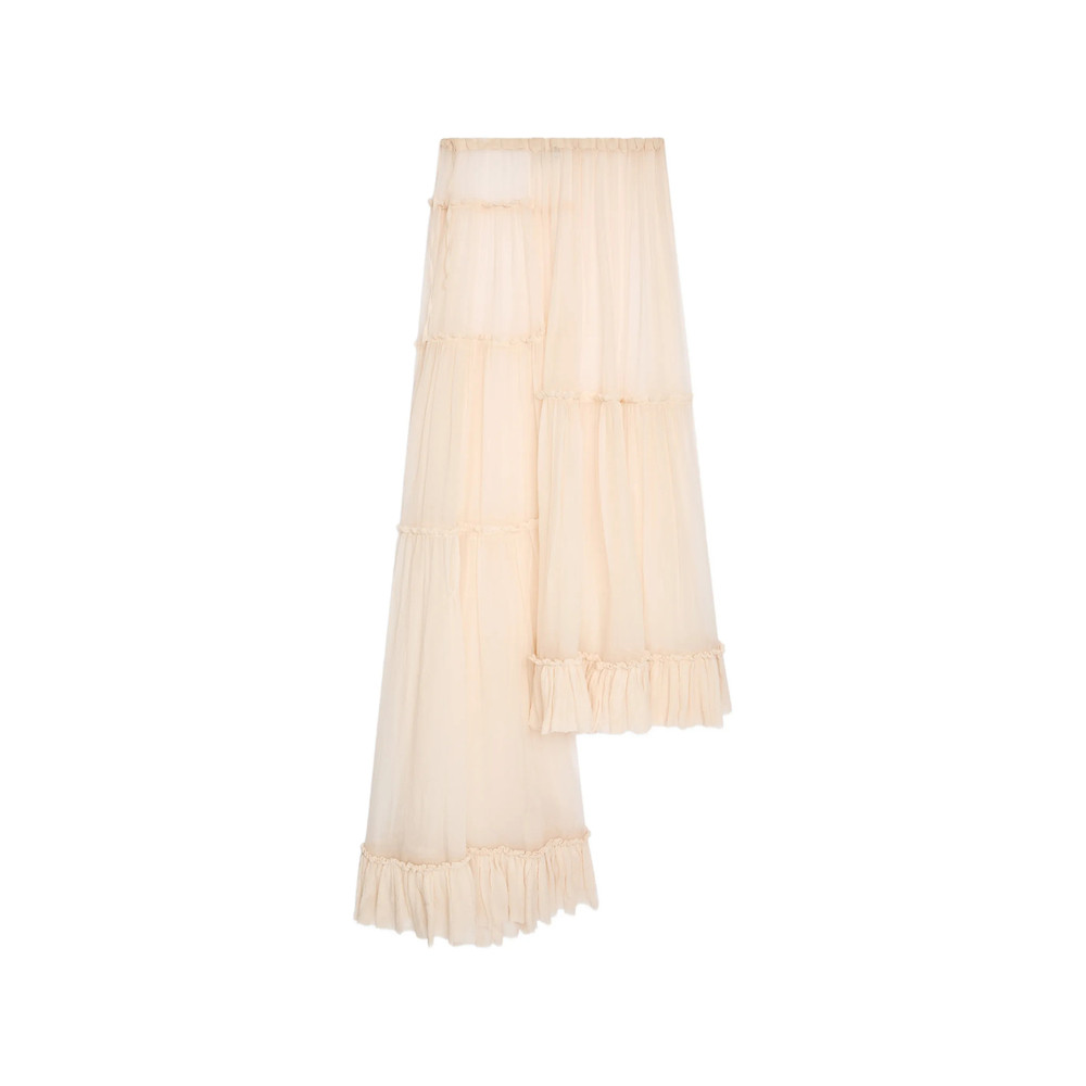 Dries Van Noten Tiered Ruffled Maxi Skirt