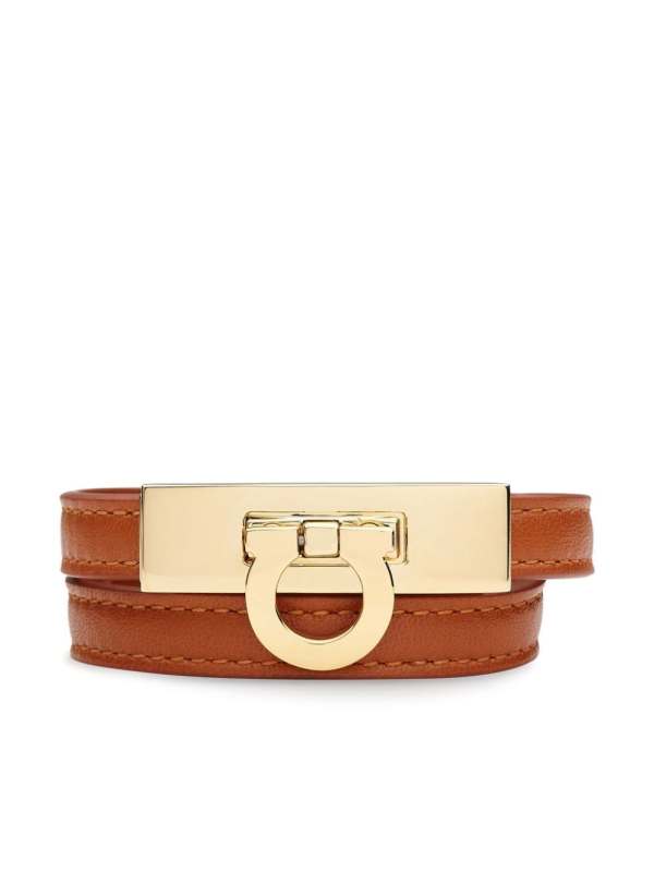 Gancini double twist bracelet