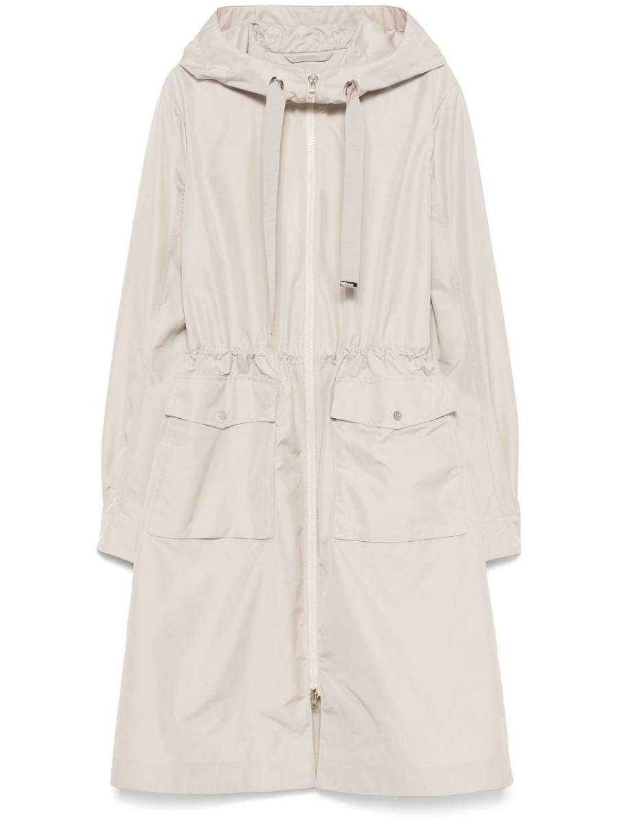 hooded coat