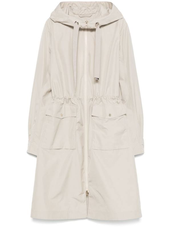hooded coat