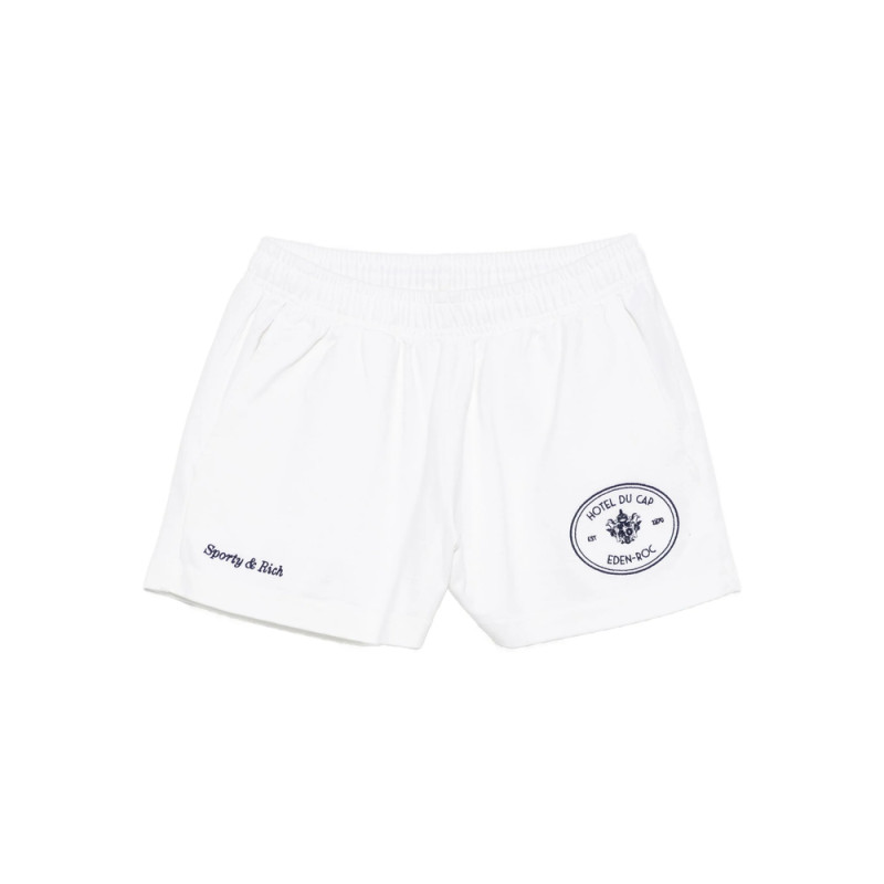 Sporty & Rich Logo-embroidered Shorts
