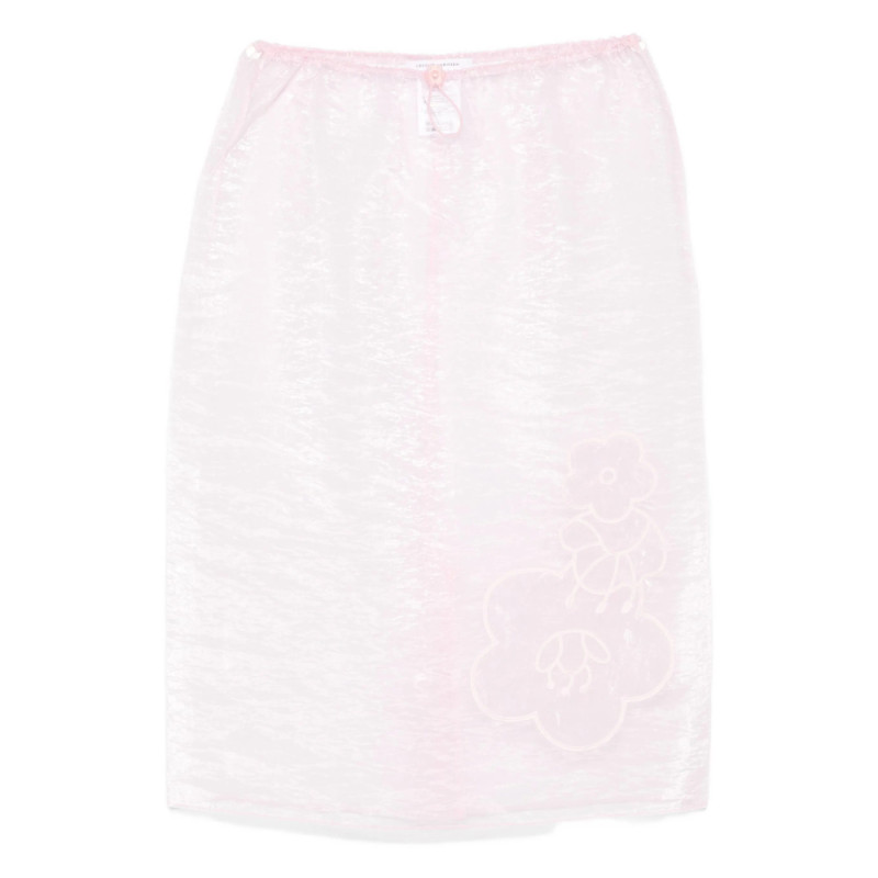 Cecilie Bahnsen Floral-embroidered Skirt