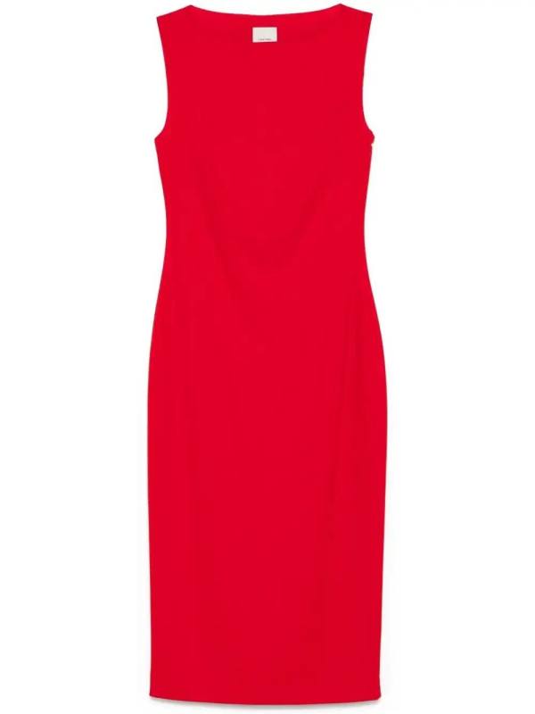 crepe midi dress