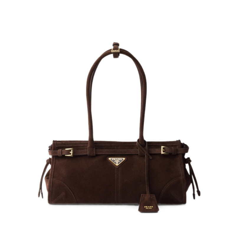 Prada Bonnie Suede Tote Bag