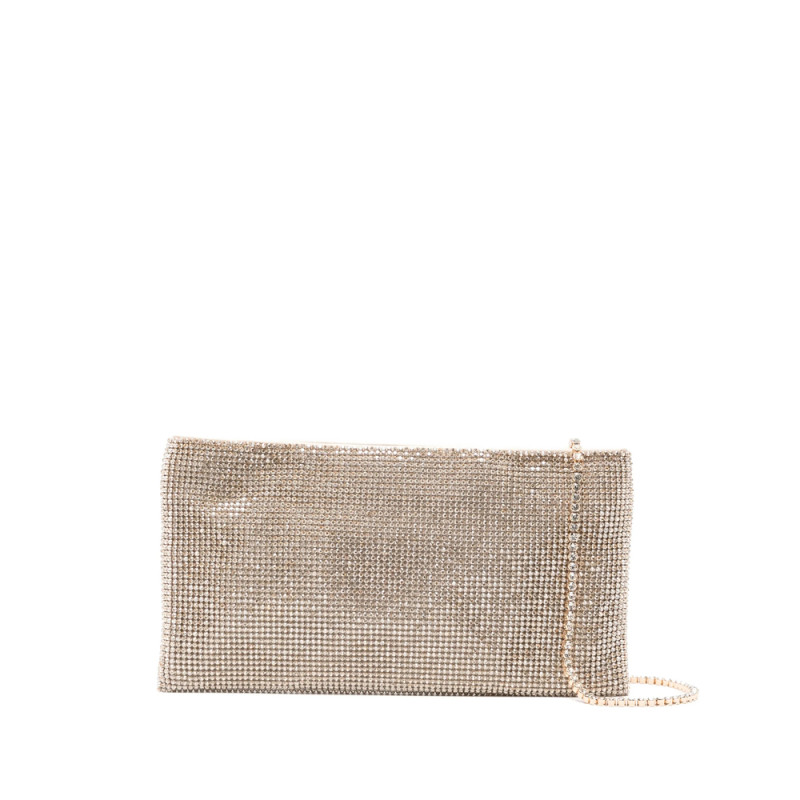 Benedetta Bruzziches Your Best Friend La Petite Embellished Chain Clutch Bag