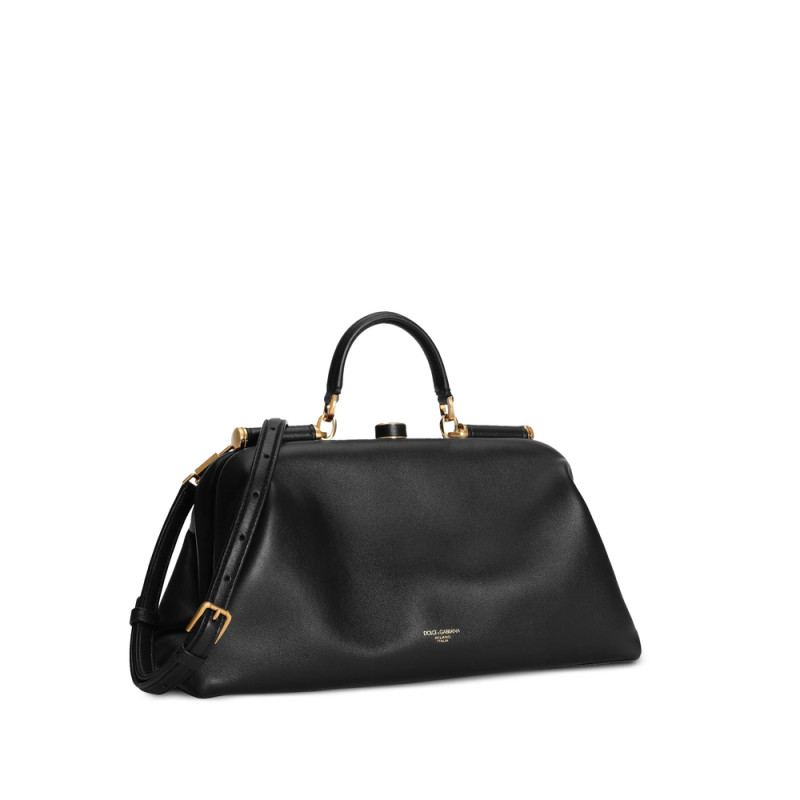 Dolce & Gabbana Large Grandma Handbag In Plongé Nappa Leather