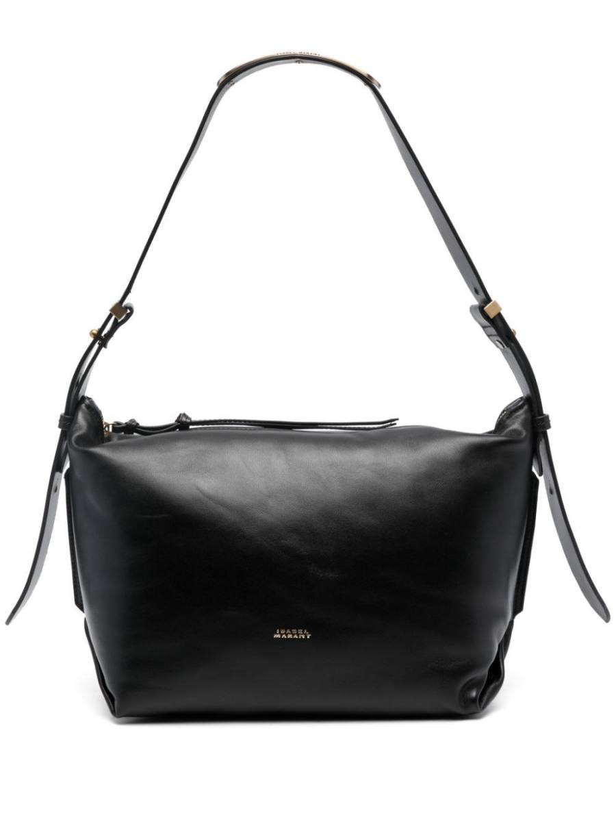 Leyden logo-stamp leather shoulder bag