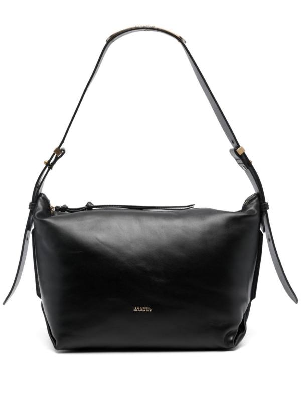 Leyden logo-stamp leather shoulder bag