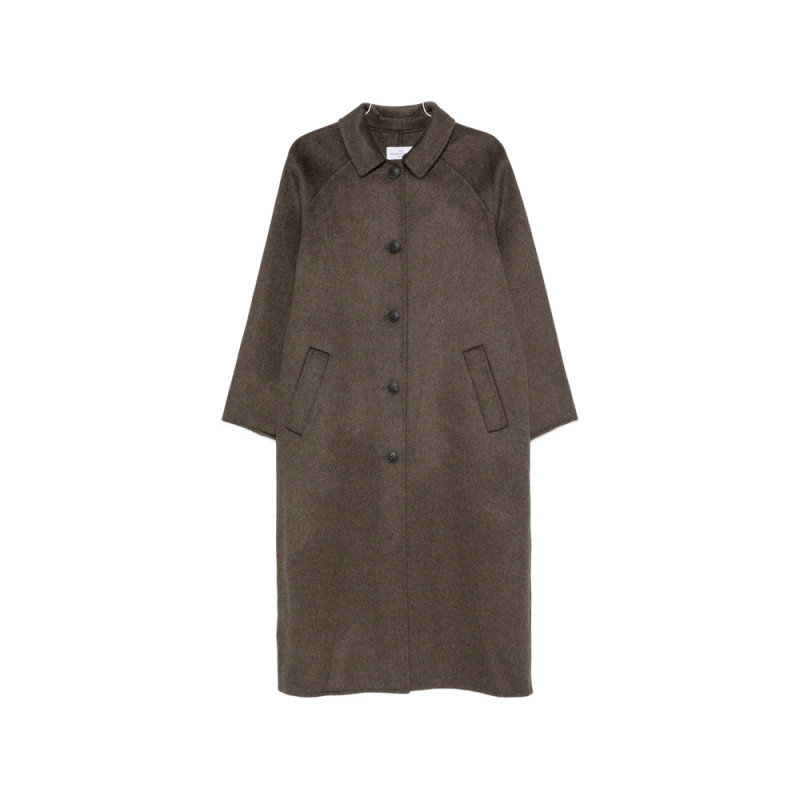 The Dynamis Studio Single-breasted Wool-blend Coat