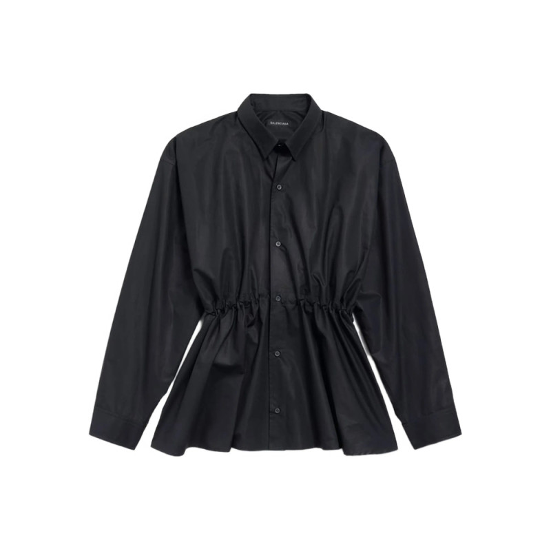 Balenciaga Cotton Shirt Mini Dress