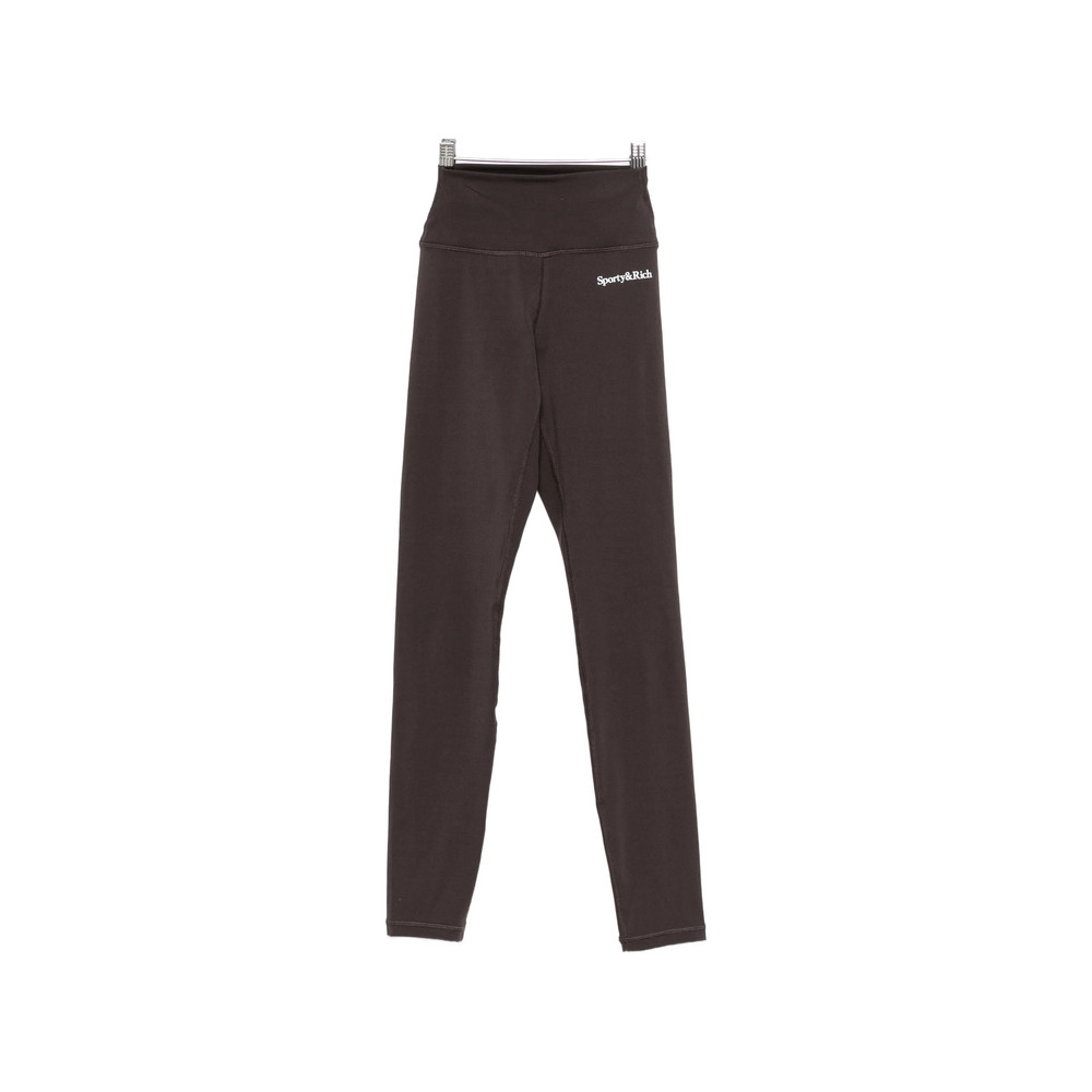 Sporty & Rich Logo-print High-waisted Leggings