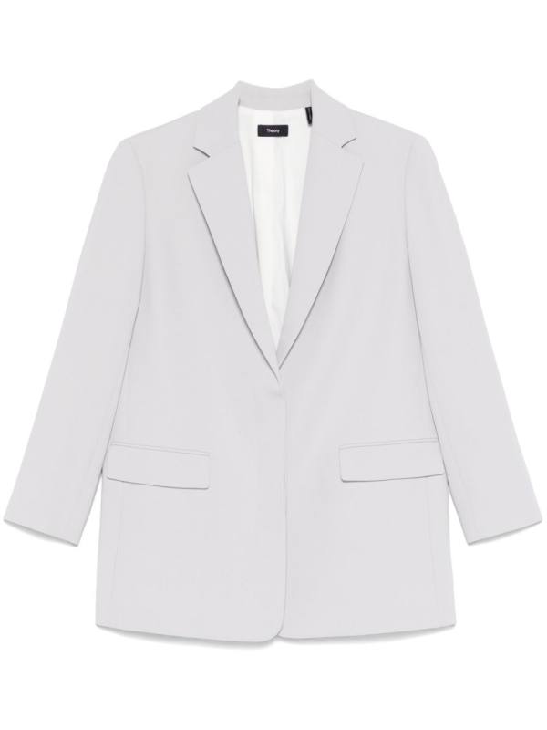 crepe blazer