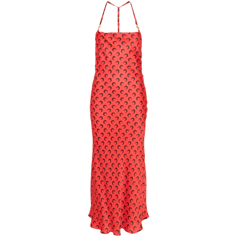 Marine Serre Moon-print Maxi Dress