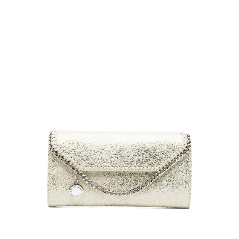 Stella Mccartney Falabella Logo-charm Clutch Bag