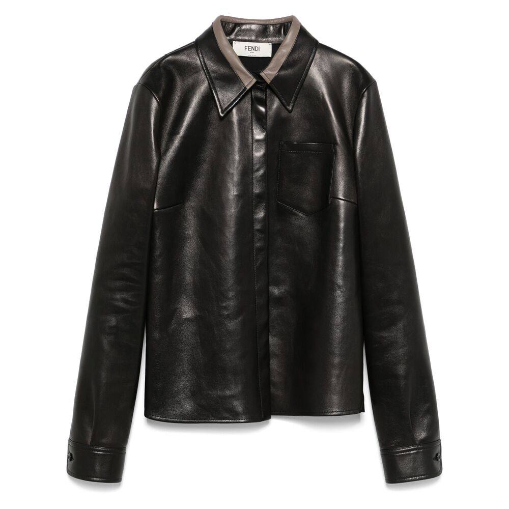 Fendi Leather Shirt