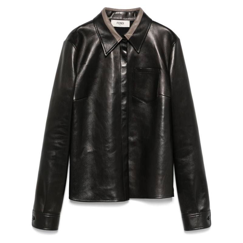 Fendi Leather Shirt