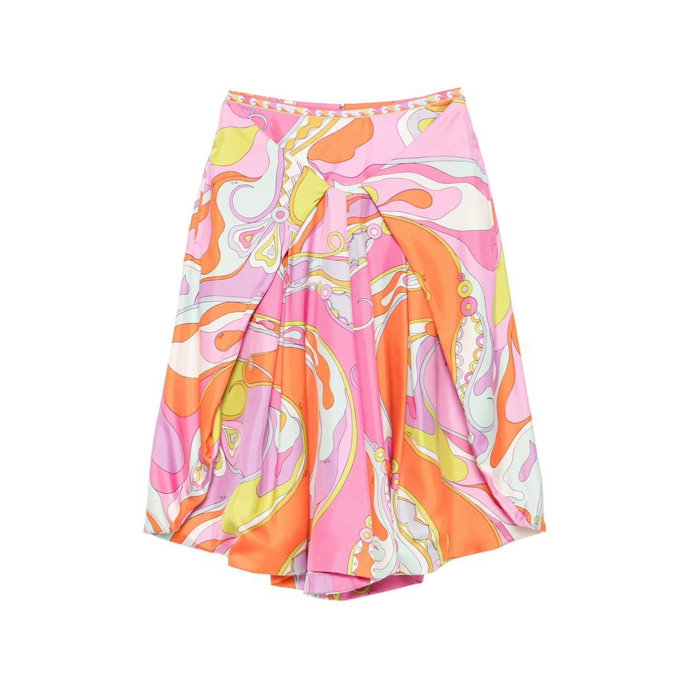 Pucci Iride-print Silk Trousers