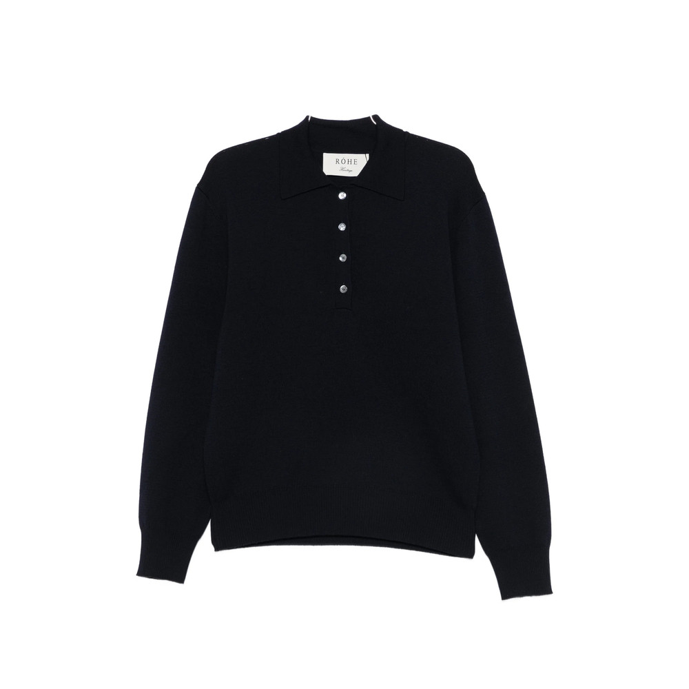 Rohe Button-placket Polo Sweater