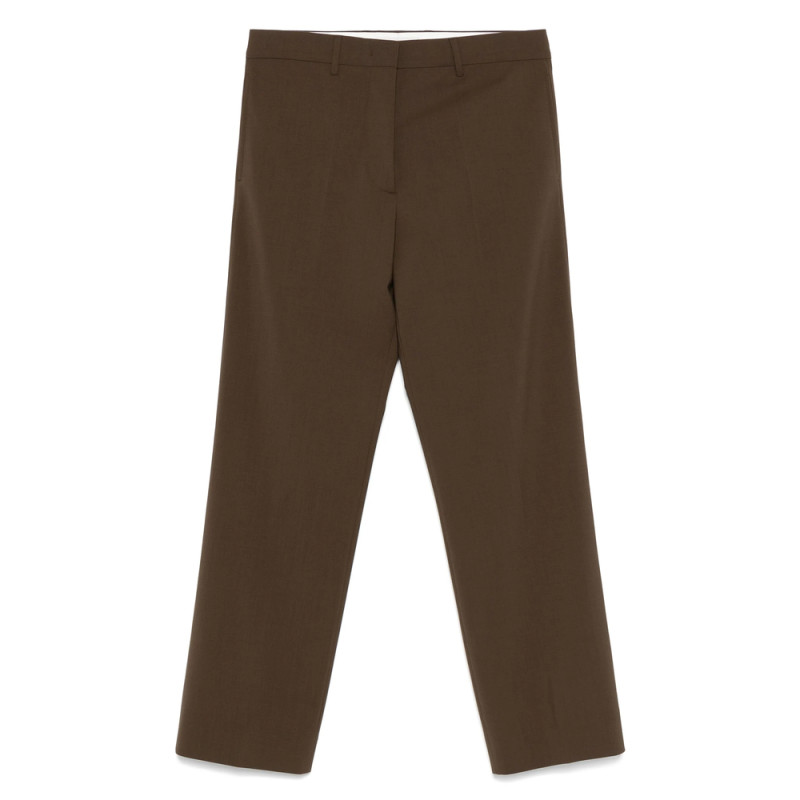 Miu Miu Wool-blend Straight-leg Trousers