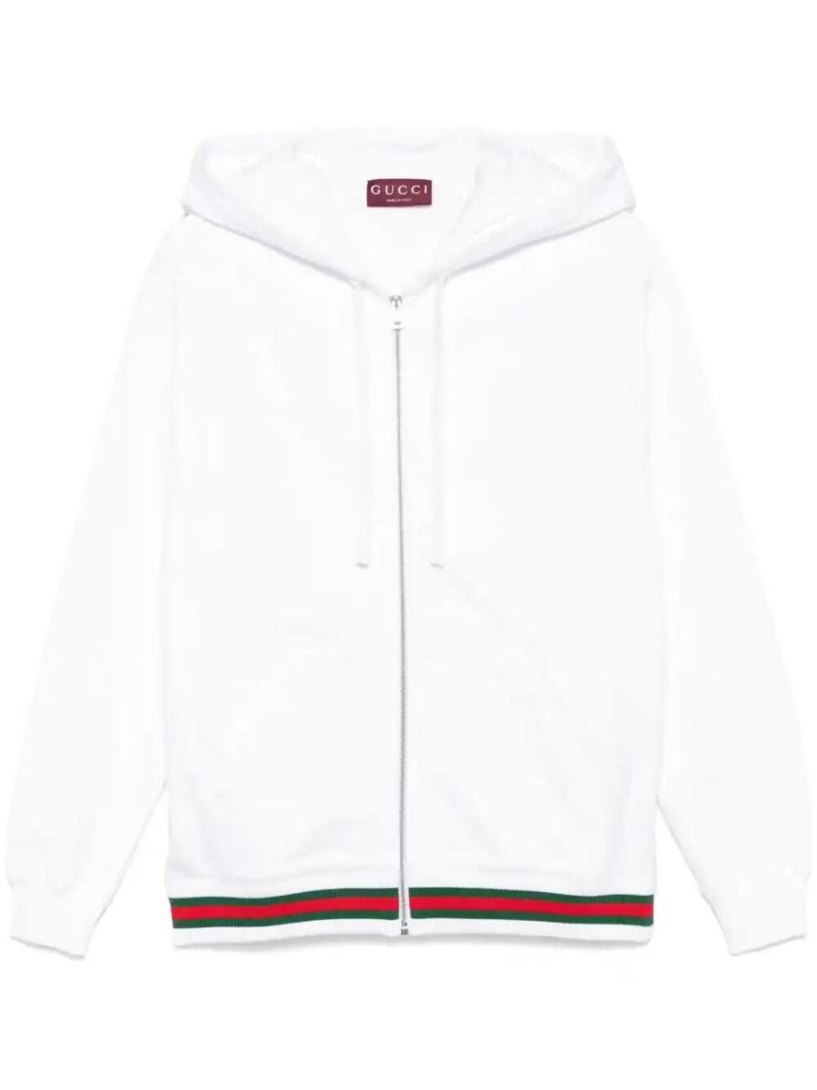 Web-stripe hoodie